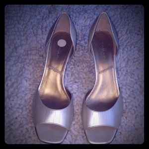 Tahari opened toe Rosie heels
